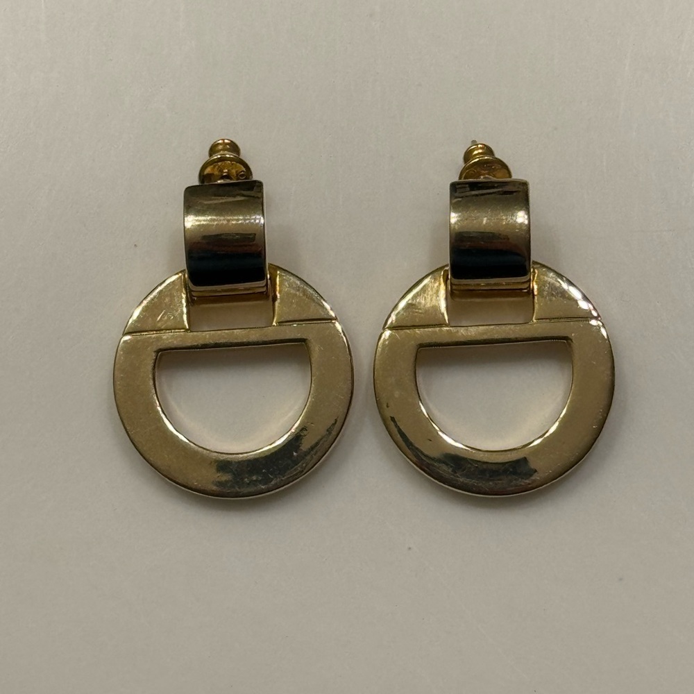Vintage Givenchy door knocker earrings